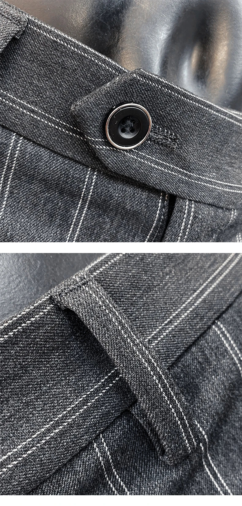 Men’s Slim Fit Formal Suit Pants – Stretch Dress Trousers, Solid Color Business & Casual Wear