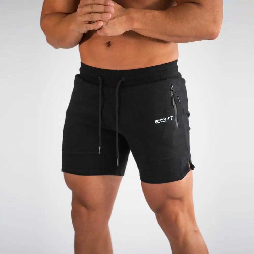 Men’s Breathable Gym Shorts – Zip Pocket Running Joggers for Summer Sports