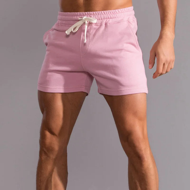 Men’s Cotton Casual Shorts – Summer Shorts with Side Pockets and Zipper