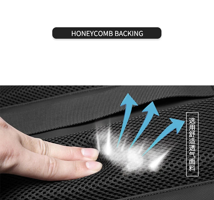 Men’s 17-Inch Laptop Travel Backpack – Expandable, Large-Capacity Business & Outdoor Compression Bag