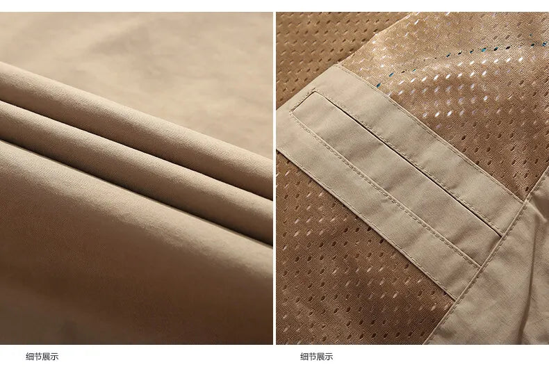 Men’s Waterproof Hiking Jacket – Lightweight Outdoor Windbreaker