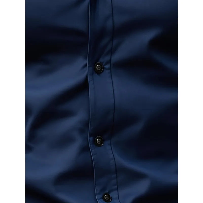 FGKKS Men’s Dress Shirt – Premium Slim Fit with Stretch Fabric