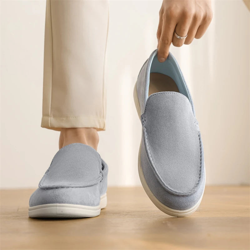 Men’s Outdoor Casual Loafers – Breathable Non-Slip Walking Shoes, Comfortable Driving Flats
