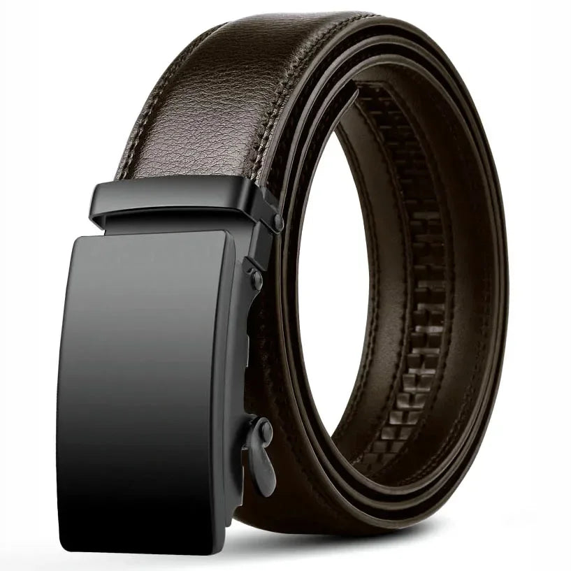 Men’s Automatic Buckle PU Leather Belt – Business & Casual
