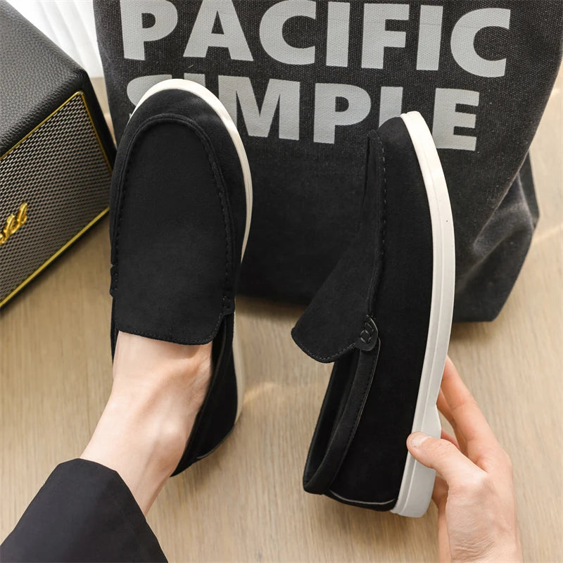 Men’s Outdoor Casual Loafers – Breathable Non-Slip Walking Shoes, Comfortable Driving Flats