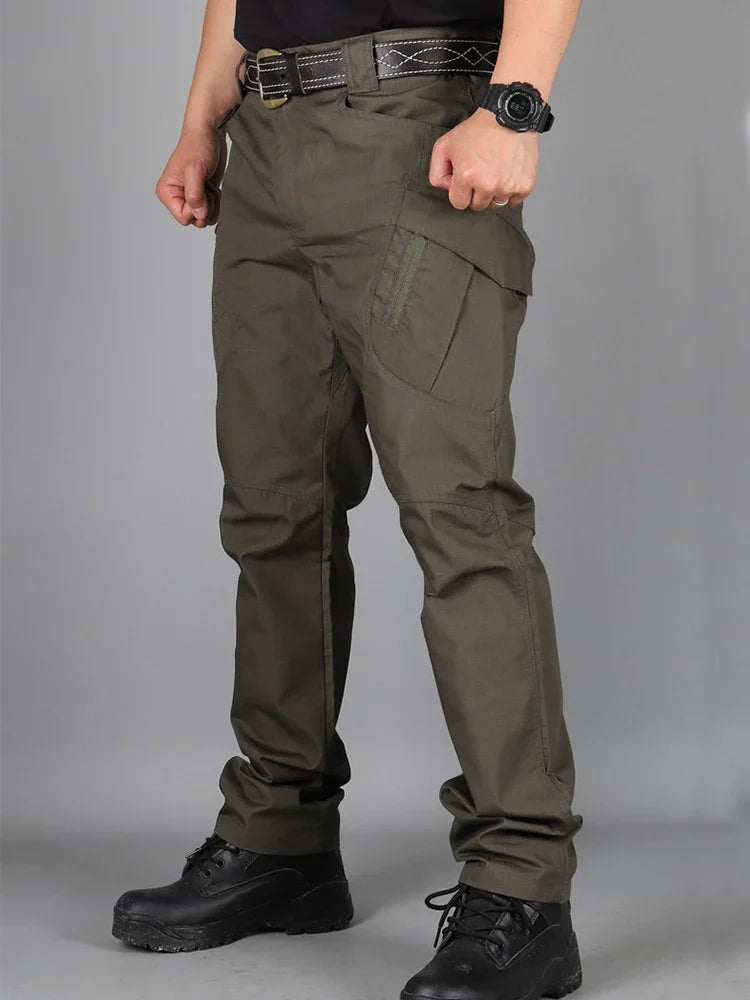 Men’s Cargo Pants – Waterproof, Multi-Pocket, Wear-Resistant Casual Training Trousers