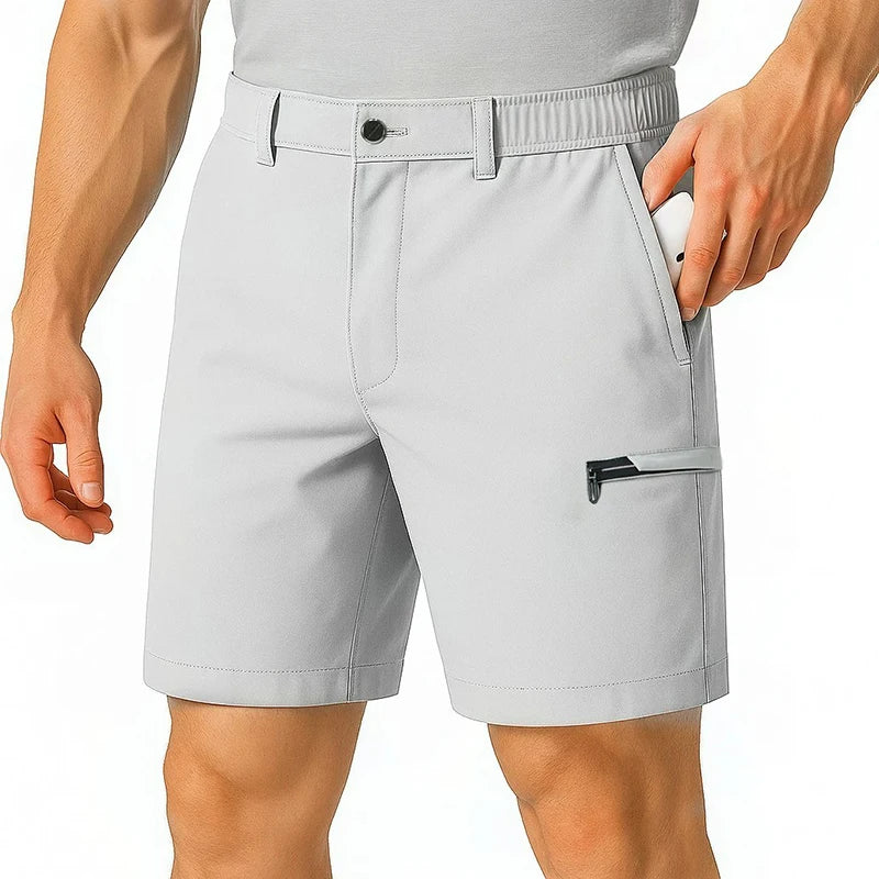 Men’s Ice Silk Quick-Dry Shorts – Lightweight Cooling Dress Shorts for Office & Casual Wear