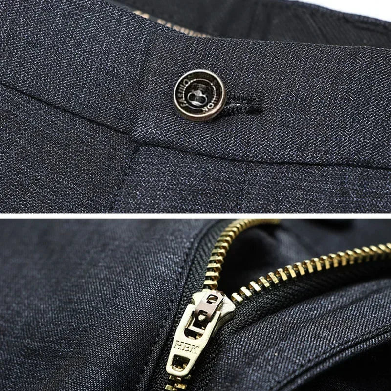 Men’s Formal Business Pants – High-Quality Loose Fit Suit Trousers with Straight Narrow Legs, 2025 Fashion