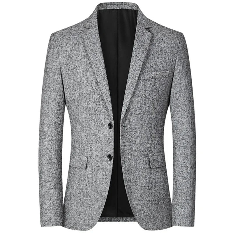 New Men’s Blazer – Slim Fit Spring Business Suit Jacket