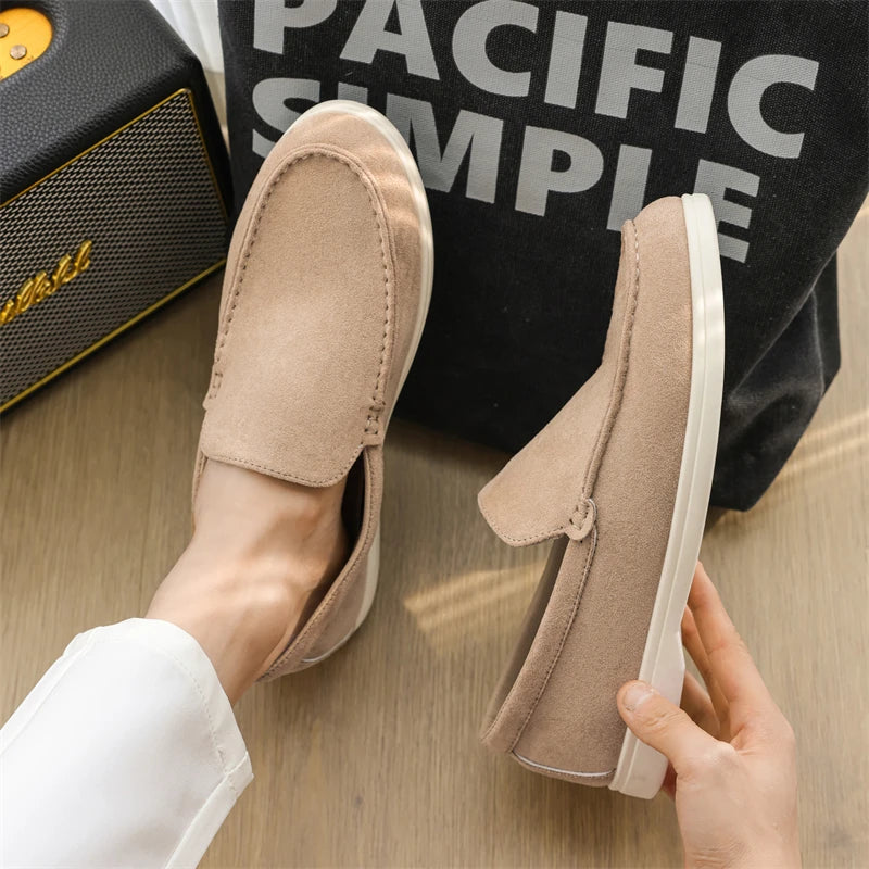 Men’s Outdoor Casual Loafers – Breathable Non-Slip Walking Shoes, Comfortable Driving Flats
