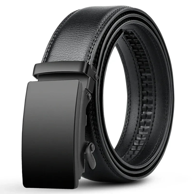 Men’s Automatic Buckle PU Leather Belt – Business & Casual