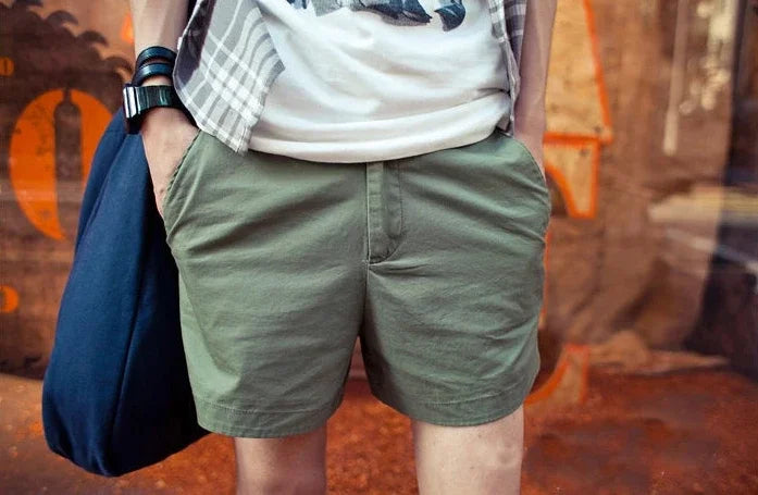 Men’s 3/4 Zipper Pocket Shorts – Korean Streetwear Style | 2025 Y2K Trend