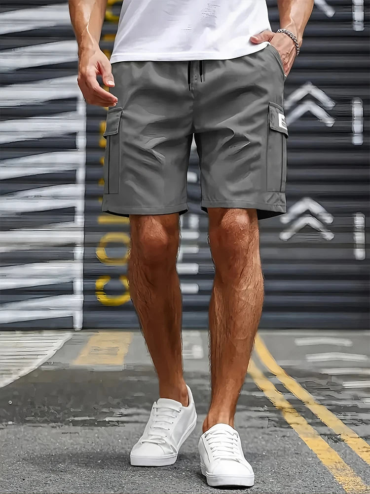 Men’s Loose Fit Shorts – Casual Work Pants with Big Pockets