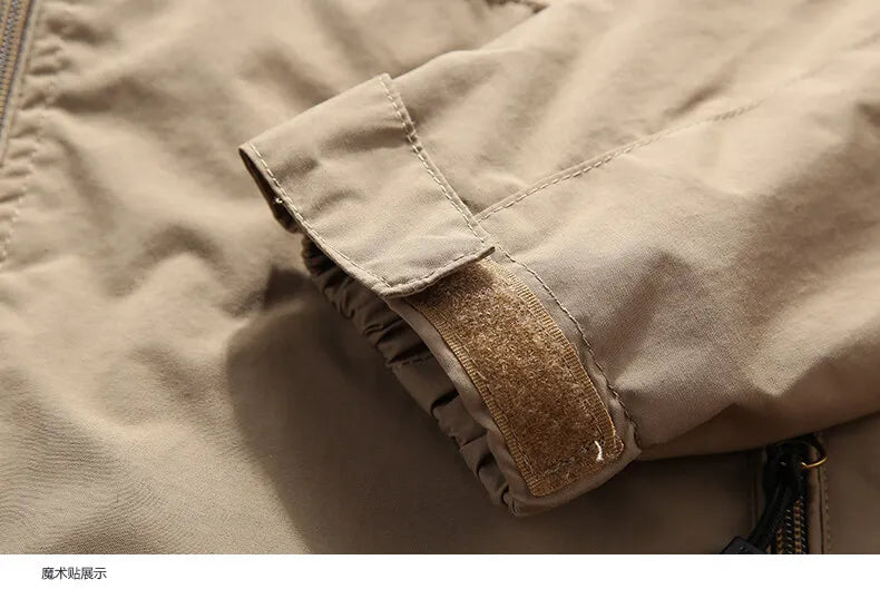 Men’s Waterproof Hiking Jacket – Lightweight Outdoor Windbreaker