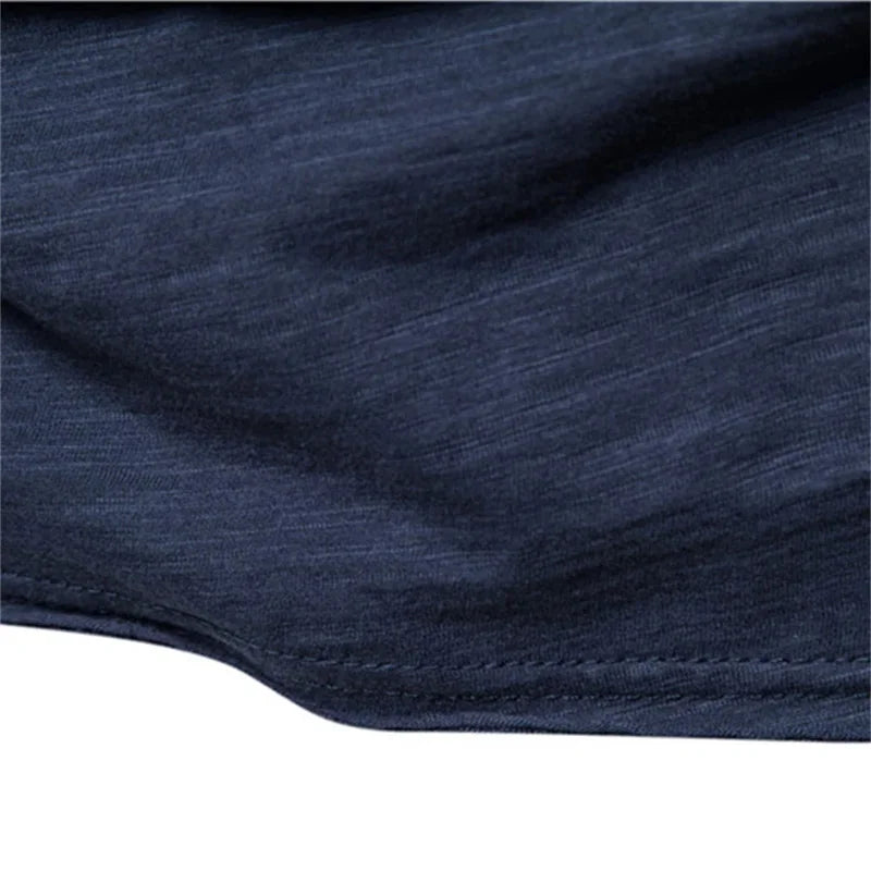 Men’s 100% Cotton V-Neck T-Shirt – Slim Fit Solid Color Short Sleeve Top