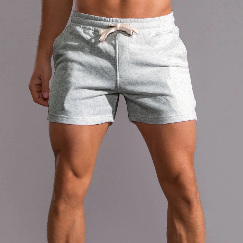 Men’s Cotton Casual Shorts – Summer Shorts with Side Pockets and Zipper