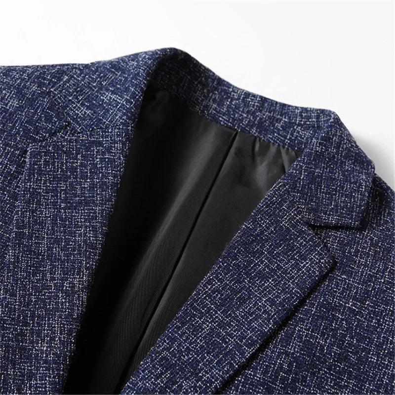 New Men’s Blazer – Slim Fit Spring Business Suit Jacket