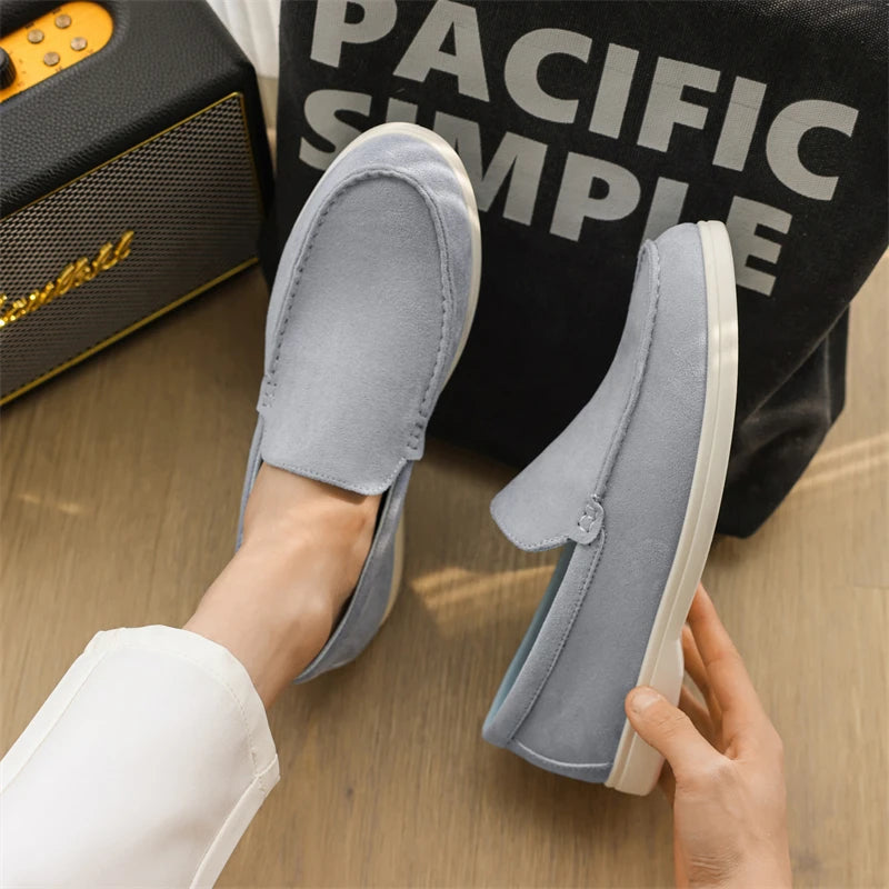 Men’s Outdoor Casual Loafers – Breathable Non-Slip Walking Shoes, Comfortable Driving Flats