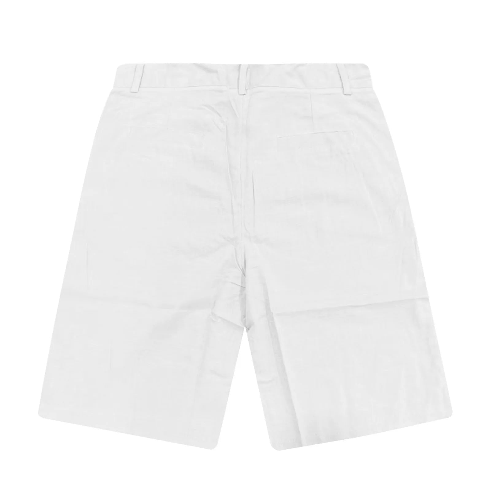 Men’s Solid Color Linen Shorts – Breathable Casual Beach Pants for Summer Holiday