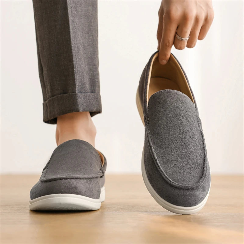 Men’s Outdoor Casual Loafers – Breathable Non-Slip Walking Shoes, Comfortable Driving Flats
