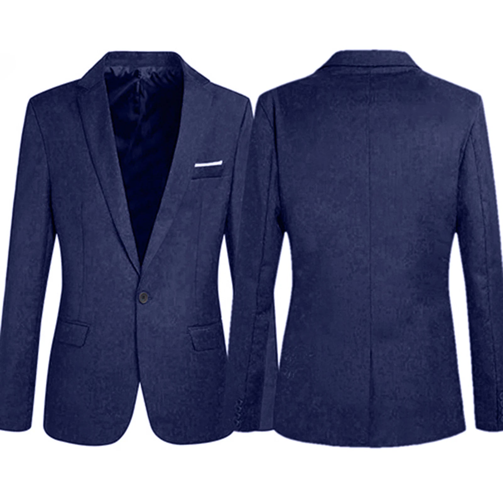 Men’s Slim Fit Suit Jacket – One Button Business & Casual Coat