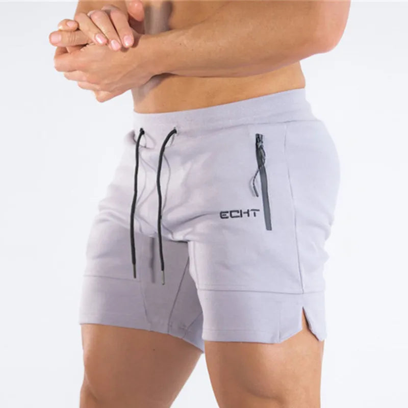 Men’s Breathable Gym Shorts – Zip Pocket Running Joggers for Summer Sports