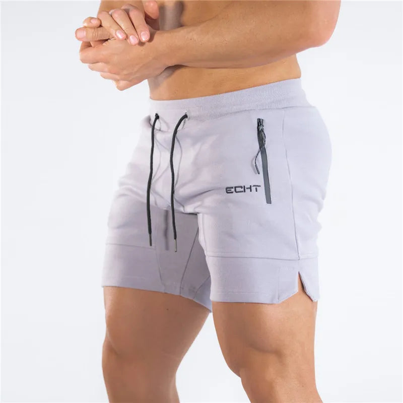 Men’s Breathable Gym Shorts – Zip Pocket Running Joggers for Summer Sports
