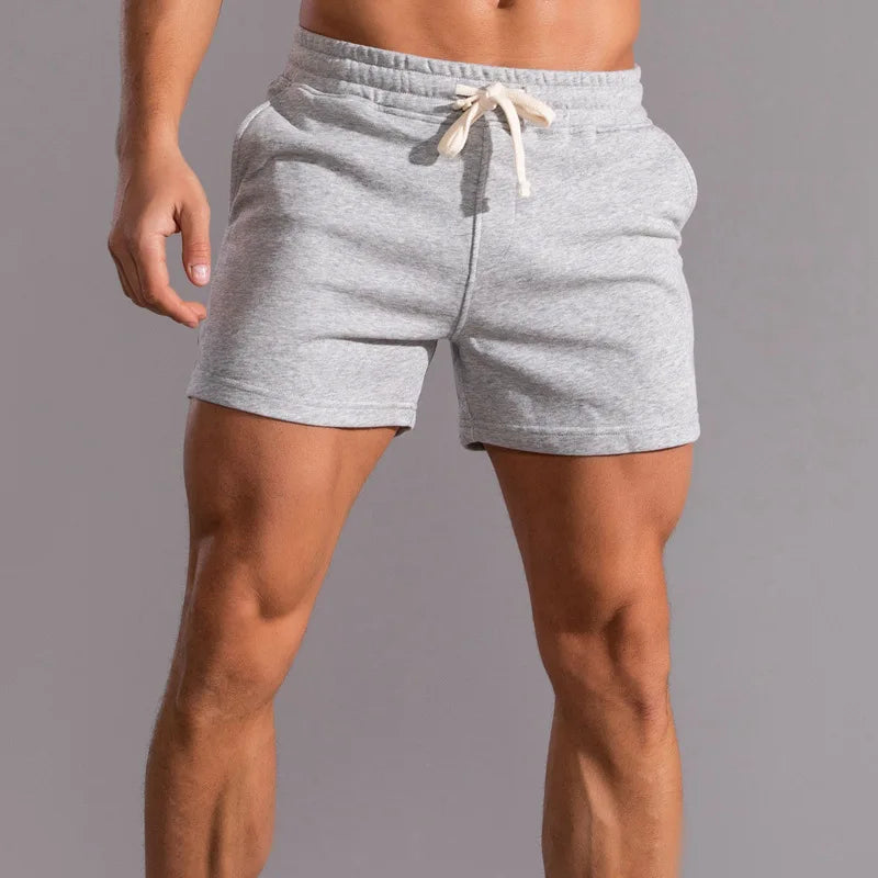 Men’s Cotton Casual Shorts – Summer Shorts with Side Pockets and Zipper