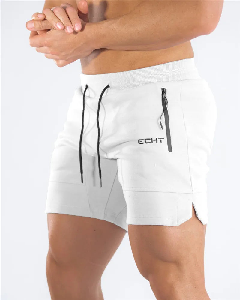 Men’s Breathable Gym Shorts – Zip Pocket Running Joggers for Summer Sports
