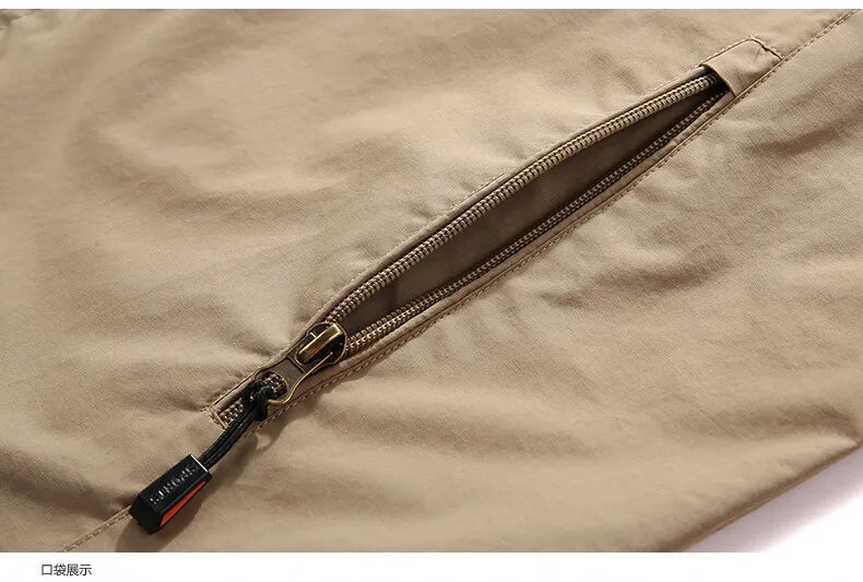 Men’s Waterproof Hiking Jacket – Lightweight Outdoor Windbreaker