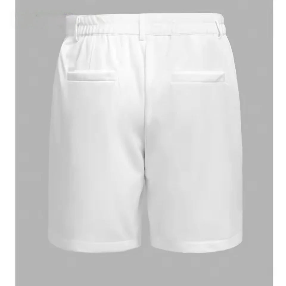 Men’s Summer 2025 Basic Shorts – Casual Beach Shorts with Pockets, Button-Up