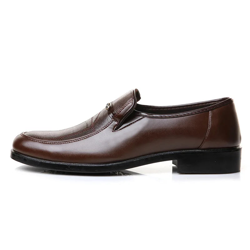 Men’s Leather Dress Shoes – High-Quality Comfortable Oxford Flats for Business, Party & Wedding