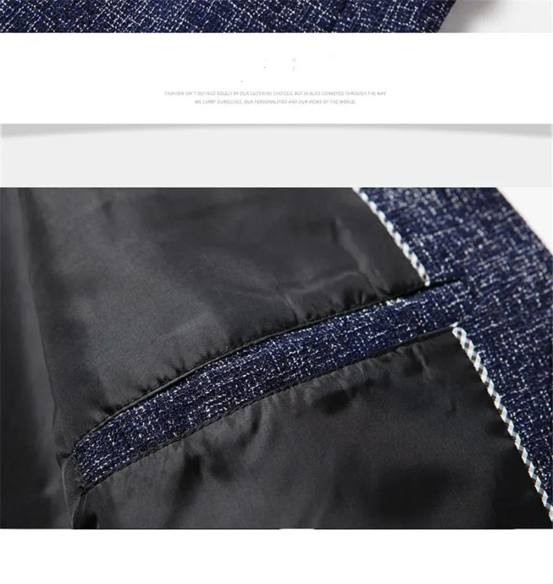 New Men’s Blazer – Slim Fit Spring Business Suit Jacket