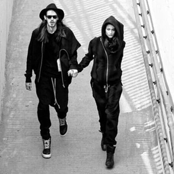 Men’s Hooded Zipper Hoodie – Hip Hop Streetwear Sweatshirt, Skate Style