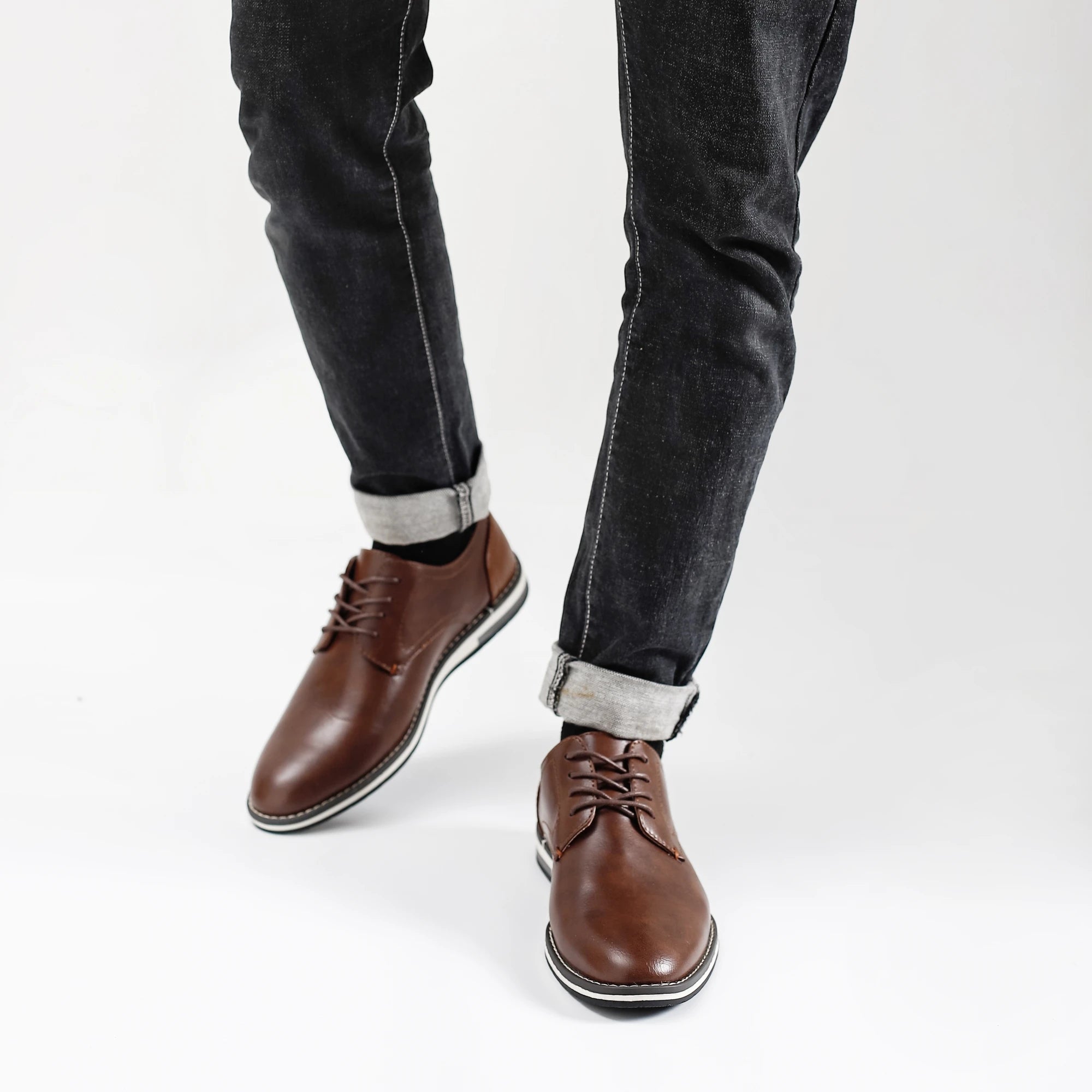 Men’s Leather Loafers – Fashionable, Comfortable Casual Shoes 2024 Brand