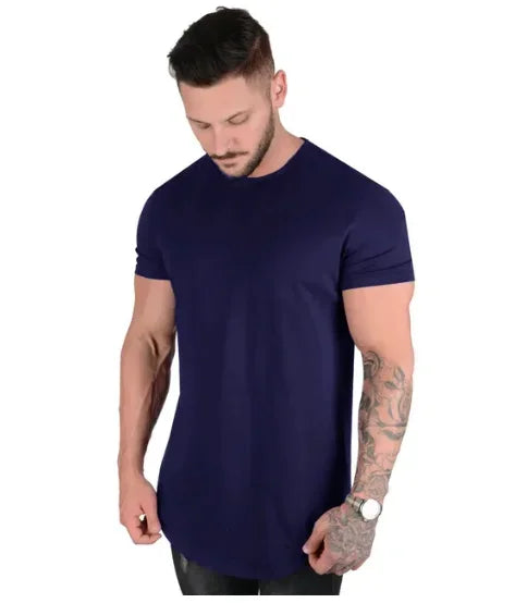 Men’s Striped Knit Henley T-Shirt – Short Sleeve, Soft & Breathable Casual Top