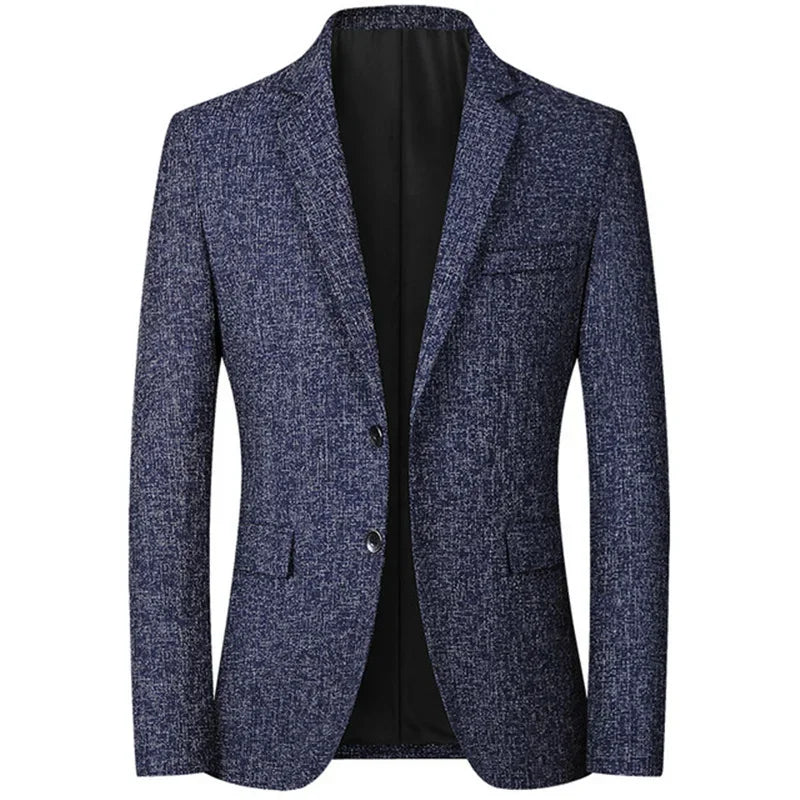 New Men’s Blazer – Slim Fit Spring Business Suit Jacket