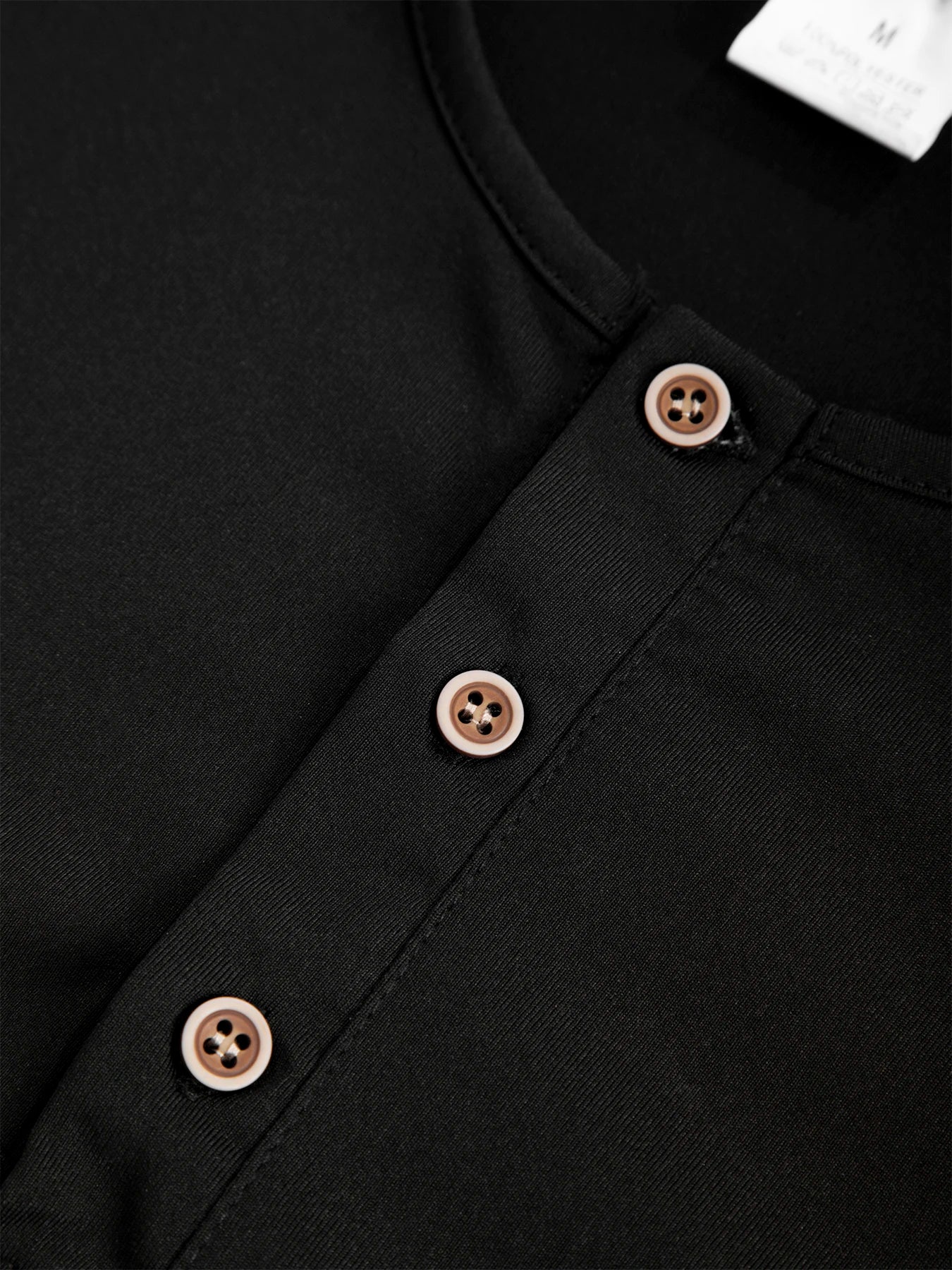 Men’s Long Sleeve Henley Shirt – Slim Fit, Casual & Comfortable Fitness Top with Button Neck