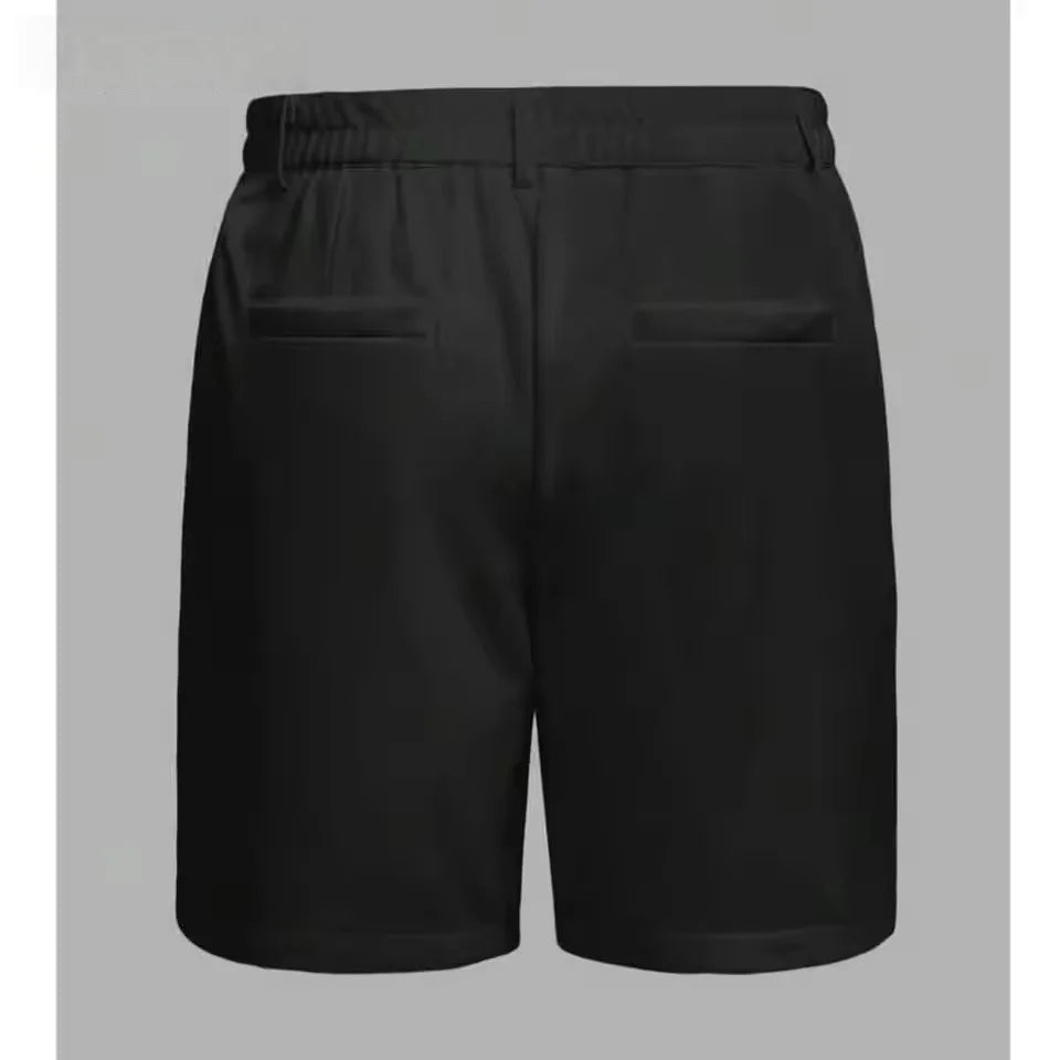 Men’s Summer 2025 Basic Shorts – Casual Beach Shorts with Pockets, Button-Up