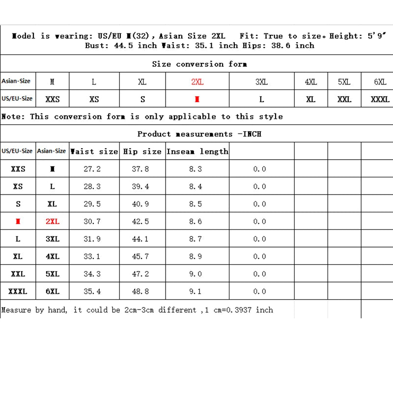 Men’s Elastic Waist Shorts – Solid Color Casual Shorts with Zipper Pockets