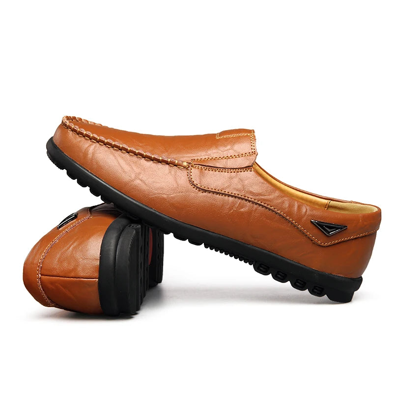 Men’s Genuine Leather Loafers – Luxury Casual Slip-On Moccasins, Designer Driving Shoes 2023