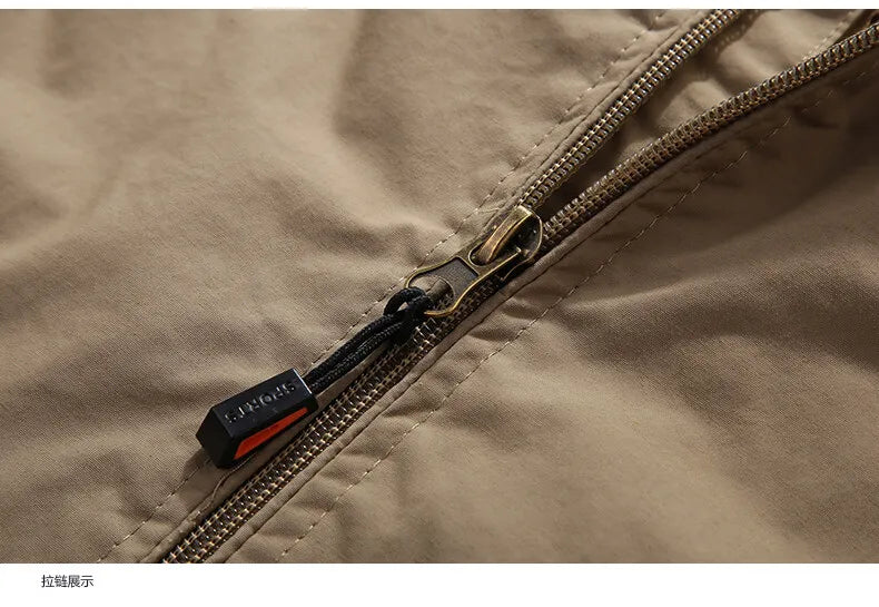 Men’s Waterproof Hiking Jacket – Lightweight Outdoor Windbreaker