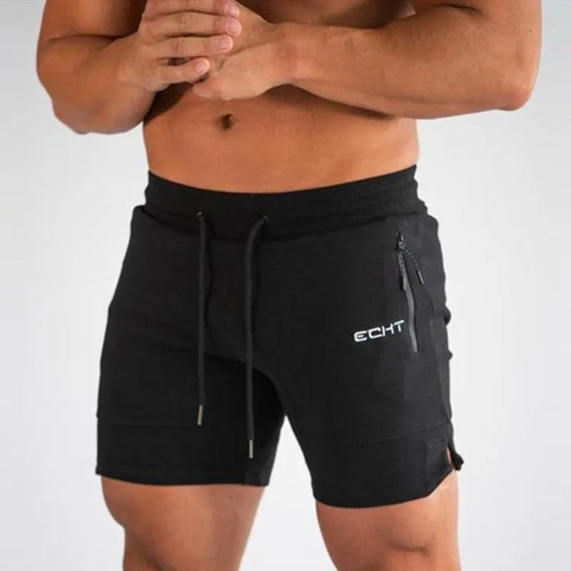 Men’s Breathable Gym Shorts – Zip Pocket Running Joggers for Summer Sports
