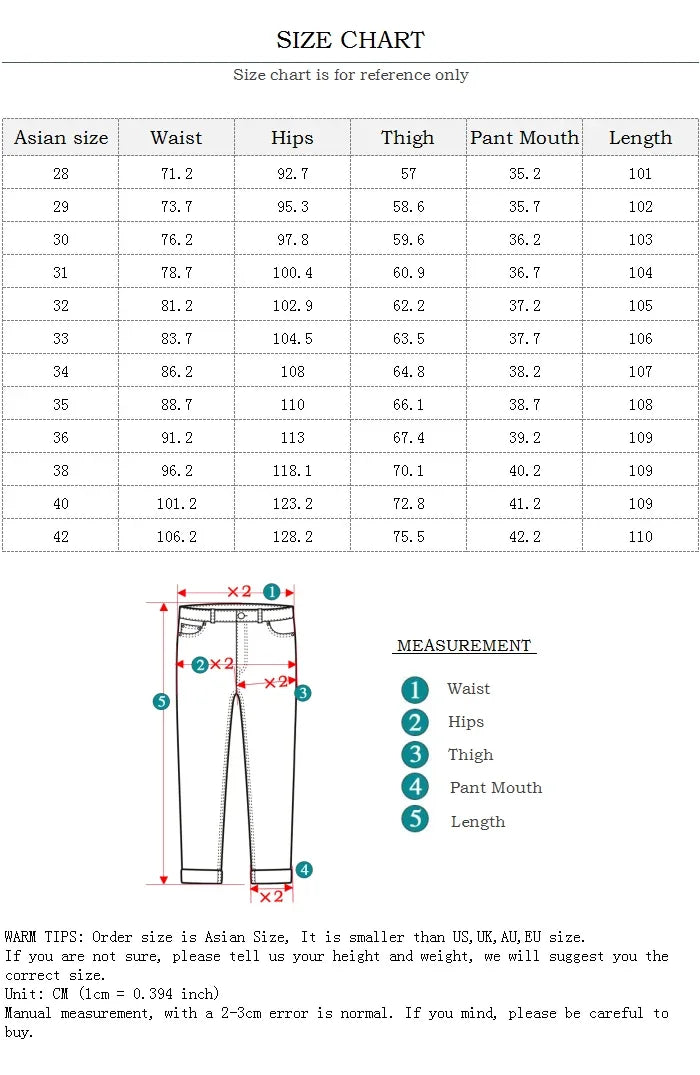 Men’s Classic Cotton Pants – 2024 Loose Fit High-Waist Elastic Casual Trousers
